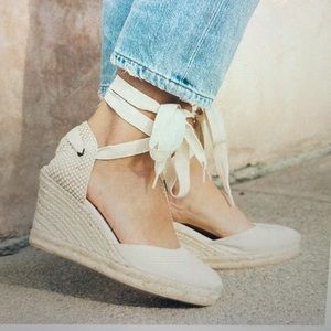 Soludos Women’s Marseille Wedges 3.5” Blush color 7.5